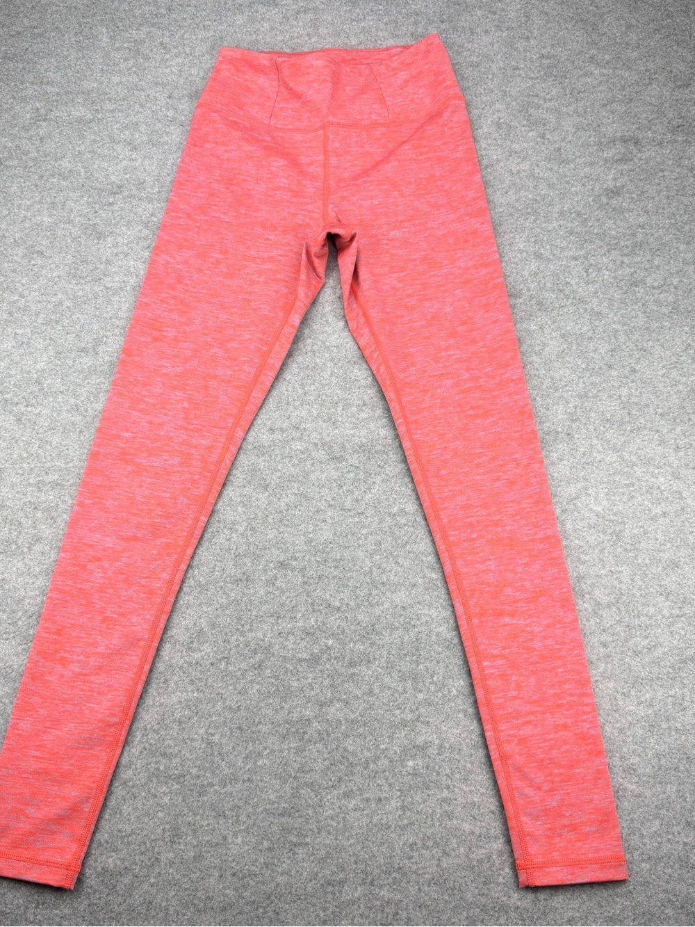 Manduka Womens XS Coral Heather High Waist Yoga Leggings Athletic Pants